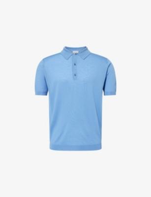 Macloud Short-Sleeve Merino-Wool Polo Jumper by JOHN SMEDLEY
