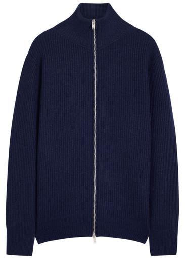 Mallam cashmere and wool-blend cardigan by JOHN SMEDLEY