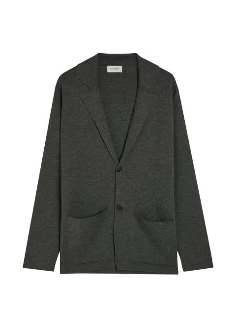 Narah notched-lapel cardigan by JOHN SMEDLEY
