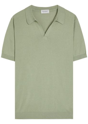 Noah fine-knit cotton polo shirt by JOHN SMEDLEY