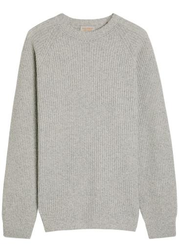 Oxnard cashmere and wool-blend jumper by JOHN SMEDLEY