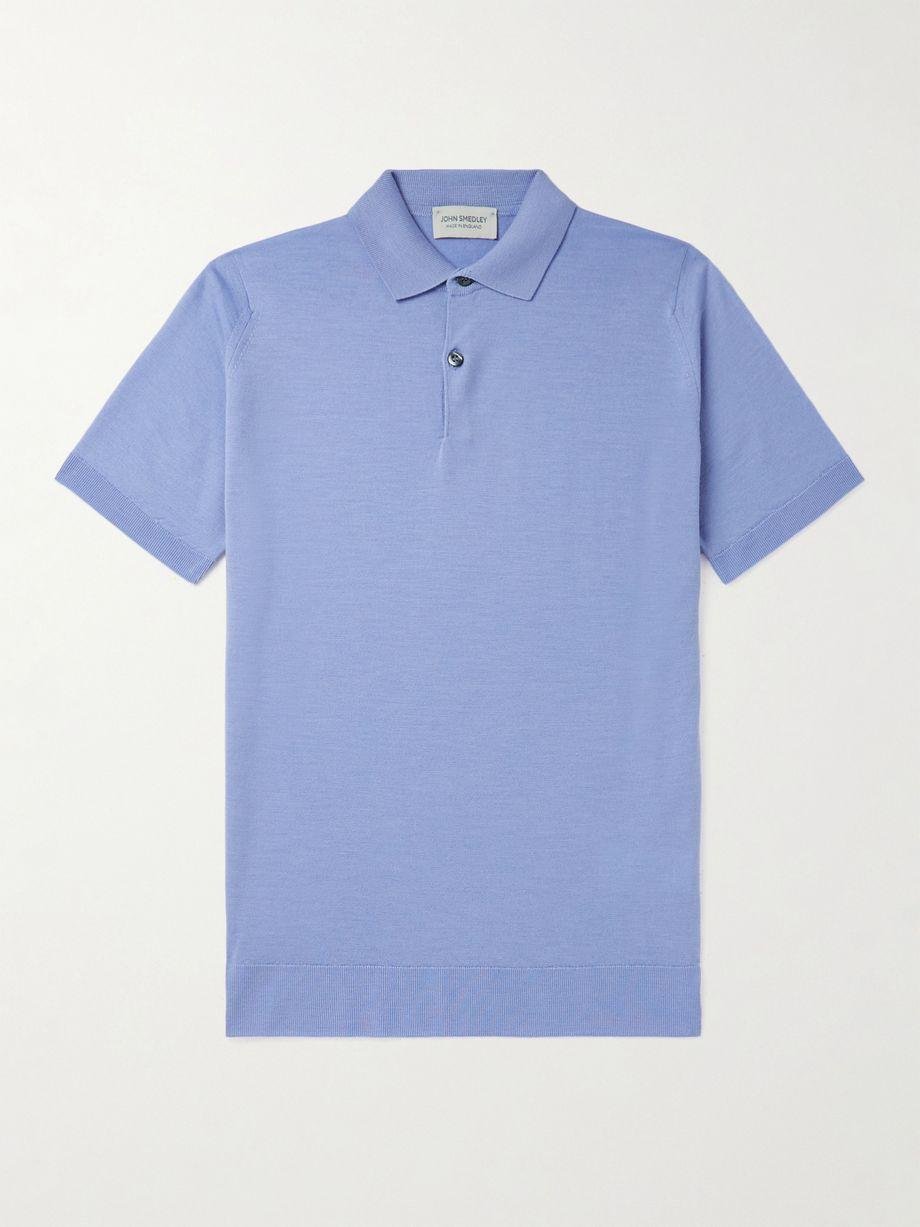 Payton Slim-Fit Merino Wool Polo Shirt by JOHN SMEDLEY
