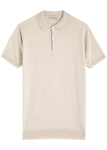 Payton wool polo shirt by JOHN SMEDLEY