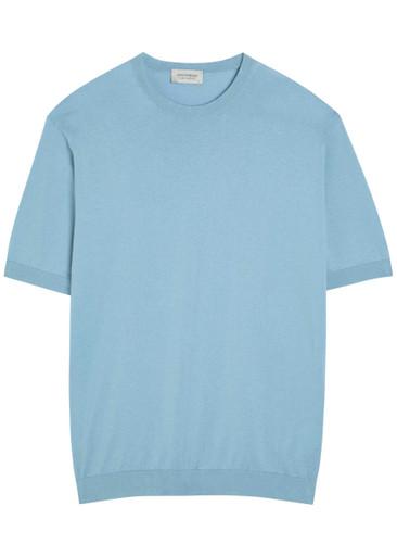 Torin fine-knit cotton T-shirt by JOHN SMEDLEY
