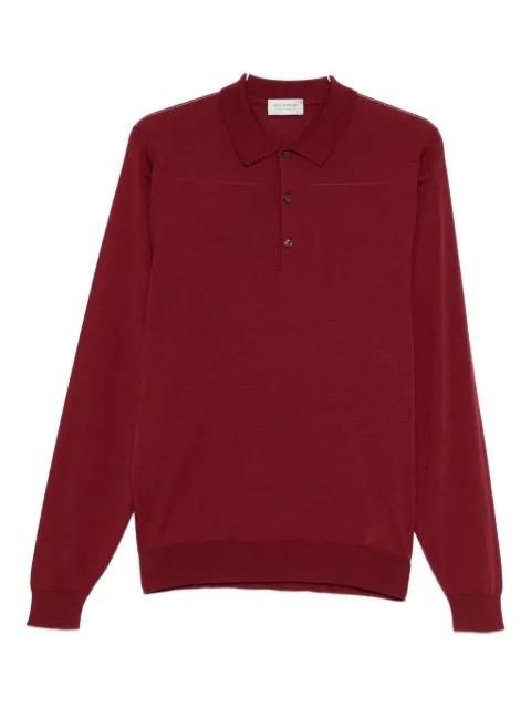 buttoned polo shirt by JOHN SMEDLEY