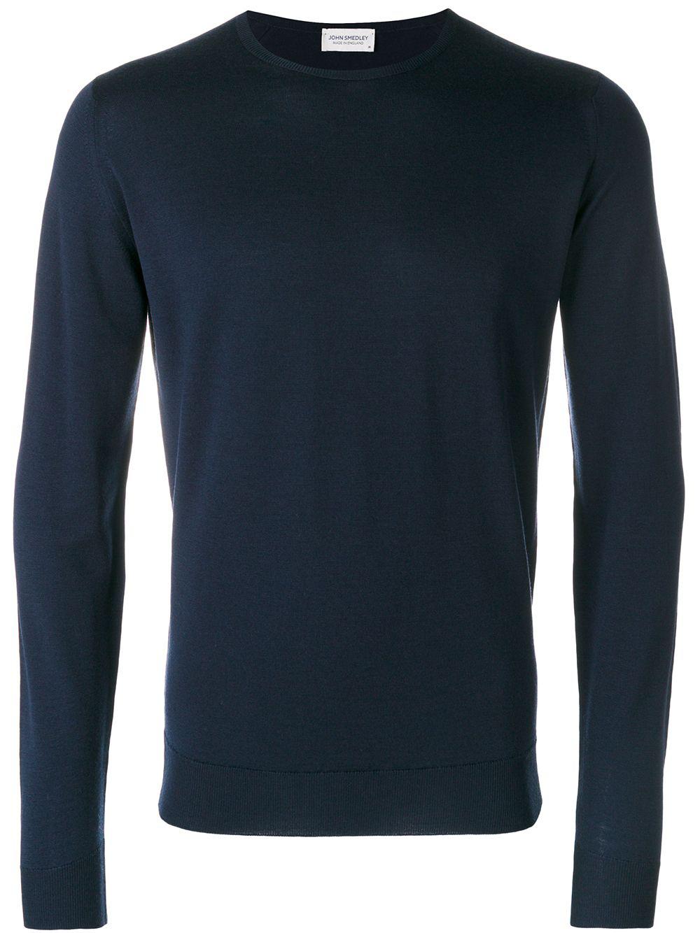 crew-neck knit jumper by JOHN SMEDLEY