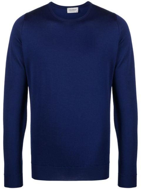 fine-knit merino jumper by JOHN SMEDLEY
