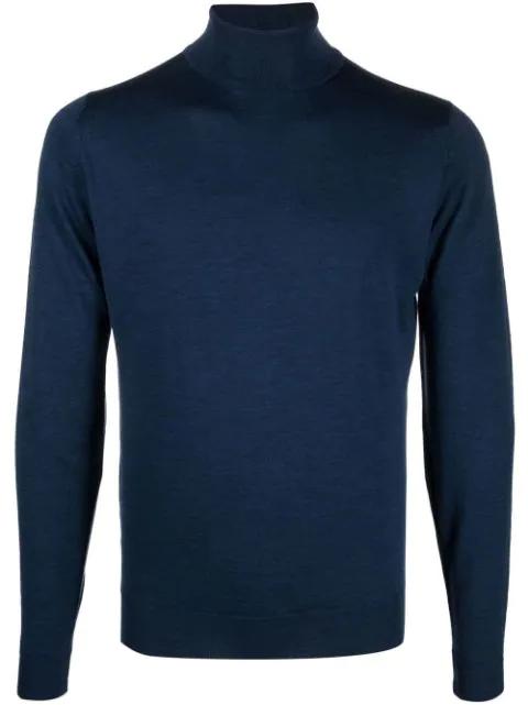 roll neck merino jumper by JOHN SMEDLEY