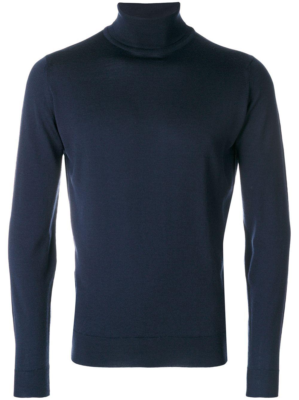 rollneck jumper by JOHN SMEDLEY