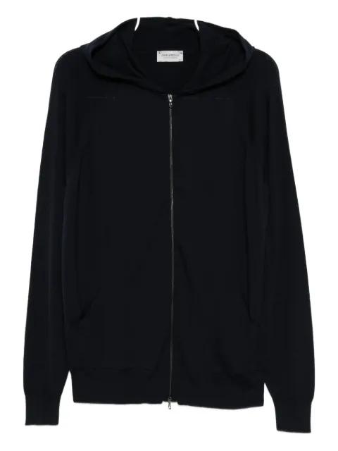 smed knit zip hoody by JOHN SMEDLEY