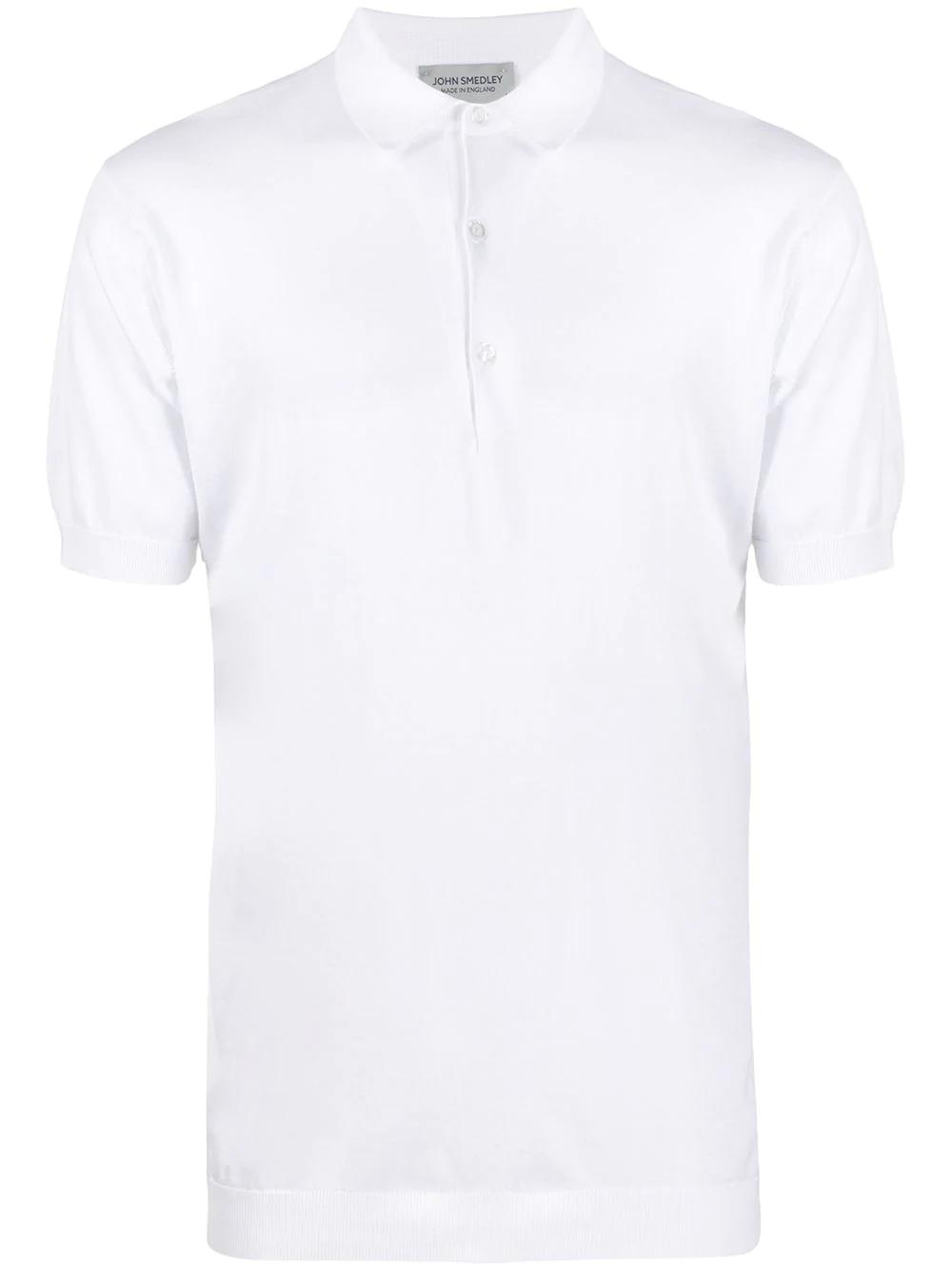 straight polo shirt by JOHN SMEDLEY