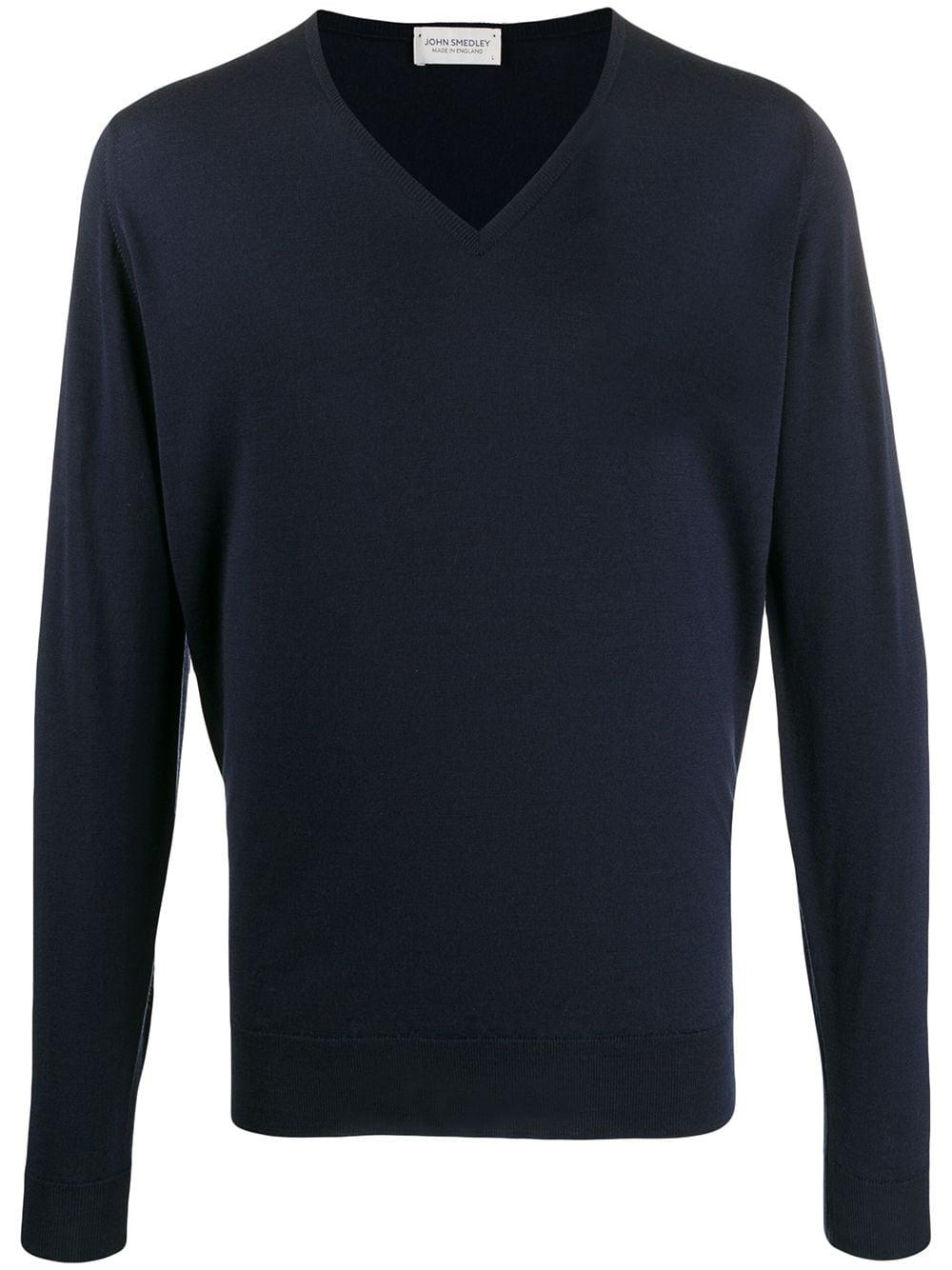 wool knit jumper by JOHN SMEDLEY