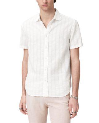 Carson Short Sleeve Front Placket Shirt by JOHN VARVATOS
