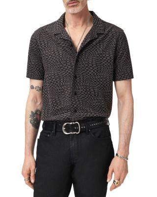 Cillian Short Sleeve Camp Collar Shirt by JOHN VARVATOS