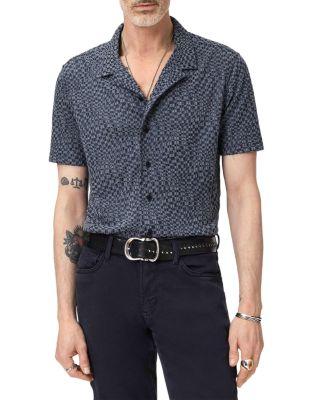 Cillian Short Sleeve Camp Collar Shirt by JOHN VARVATOS