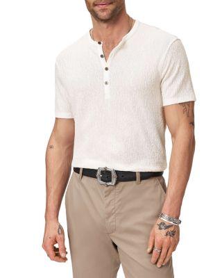 Egon Textured Henley T-Shirt by JOHN VARVATOS