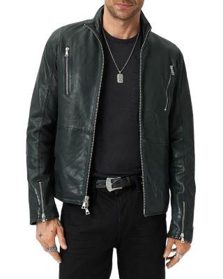 Jared Racer Leather Jacket by JOHN VARVATOS
