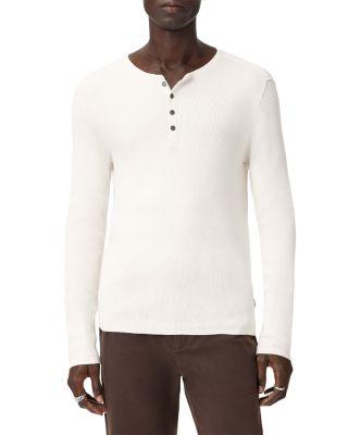 Javis Ribbed Long Sleeve Henley by JOHN VARVATOS
