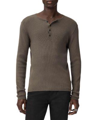 Javis Ribbed Long Sleeve Henley by JOHN VARVATOS