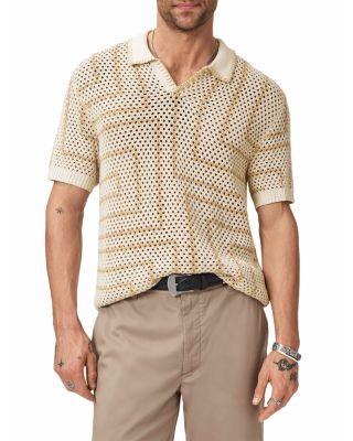 Lloyd Crochet Polo Shirt by JOHN VARVATOS