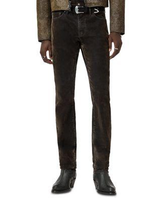 Luca Slim Fit Jeans in Dark Brown by JOHN VARVATOS