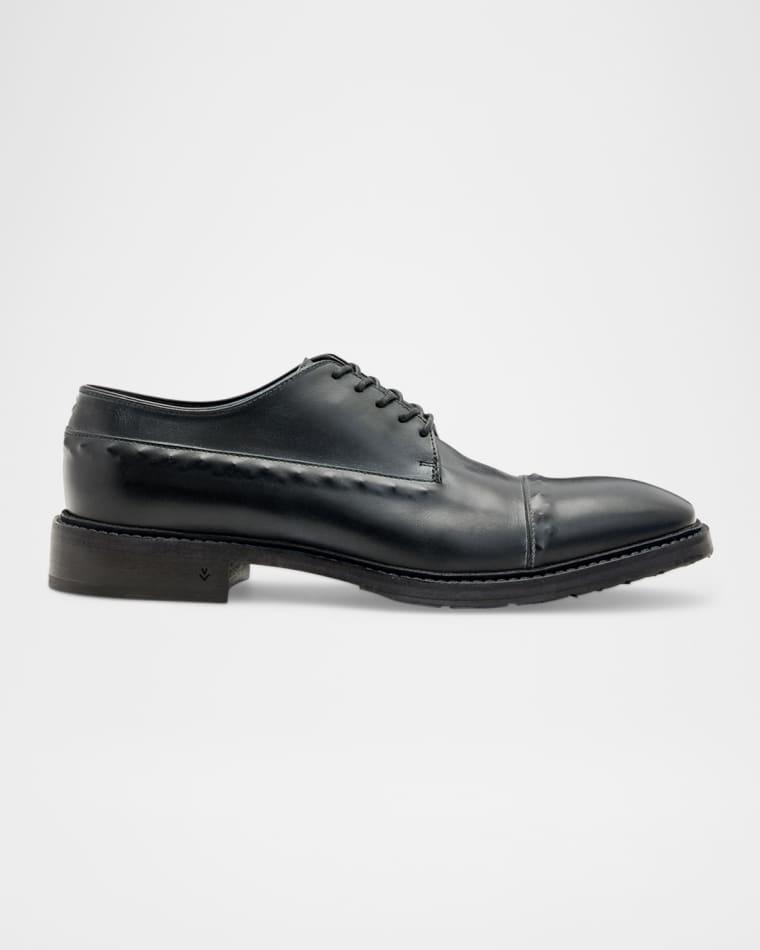 Men's Fleetwood Ghost Stud Leather Oxfords by JOHN VARVATOS