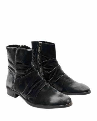 Men's Morrison Sharpei Ruched Leather Boots by JOHN VARVATOS