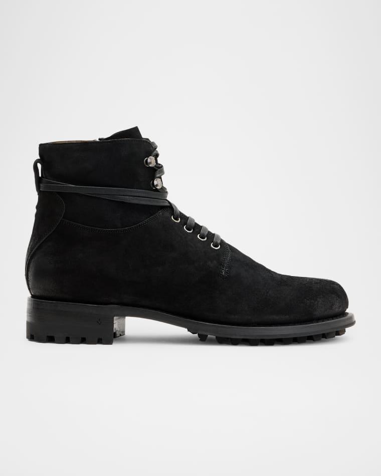 Men's Moto Suede Work Boots by JOHN VARVATOS