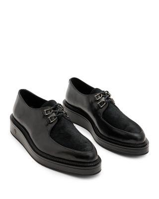 Men's Von Creeper Derby Black Leather Dress Shoes by JOHN VARVATOS