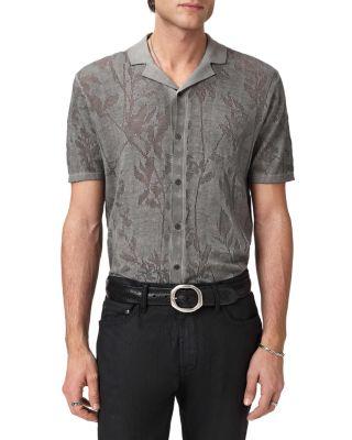 Miguel Camp Collar Floral Shirt by JOHN VARVATOS