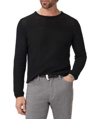 Montclair Long Sleeve Mesh Crewneck Sweater by JOHN VARVATOS