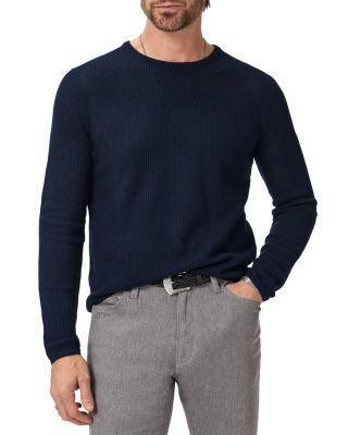 Montclair Long Sleeve Mesh Crewneck Sweater by JOHN VARVATOS