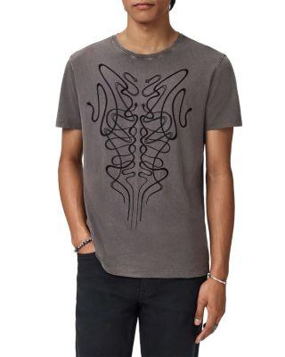 Ornate Short Sleeve Crewneck Tee by JOHN VARVATOS