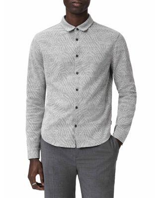 Paladino Jacquard Leaves Shirt by JOHN VARVATOS