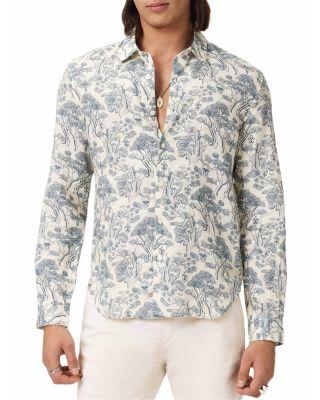 Slim Fit Skull Tree Graphic Shirt by JOHN VARVATOS