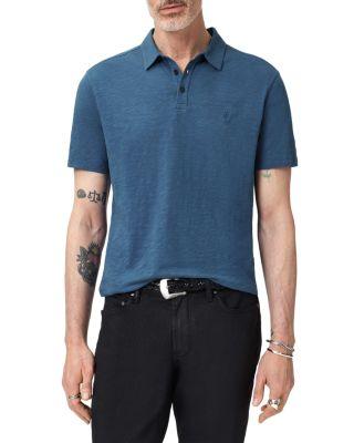 Victor Short Sleeve Slub Cotton Polo by JOHN VARVATOS