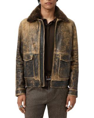Vintage Leather Jacket by JOHN VARVATOS