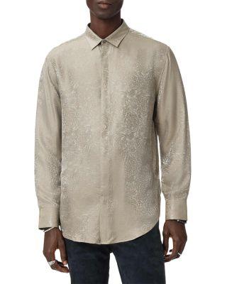Vito Printed Long Sleeve Button Front Shirt by JOHN VARVATOS