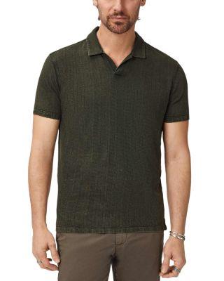 Zion Jacquard Garment Dye Polo by JOHN VARVATOS