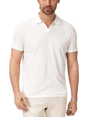 Zion Jacquard Garment Dye Polo by JOHN VARVATOS