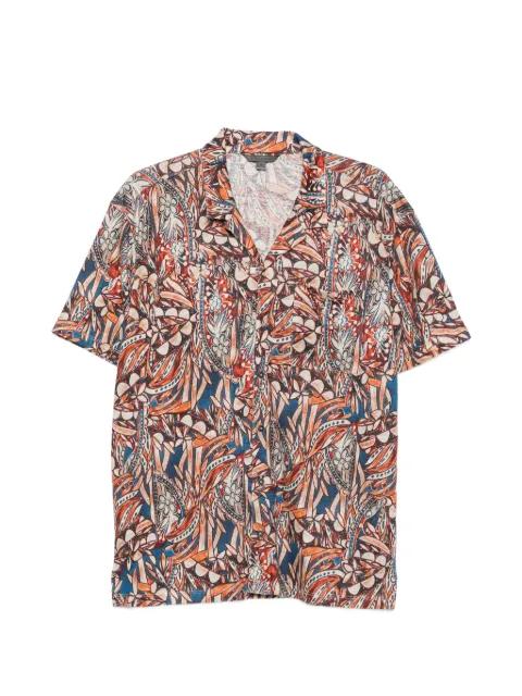 floral-print camp-collar shirt by JOHN VARVATOS