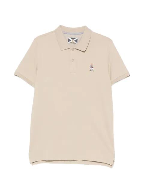 logo-embroidered polo shirt by JOHNNY LAMBS