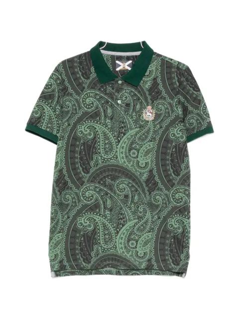 paisley-print polo shirt by JOHNNY LAMBS