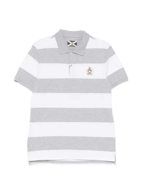 striped-pattern polo shirt by JOHNNY LAMBS