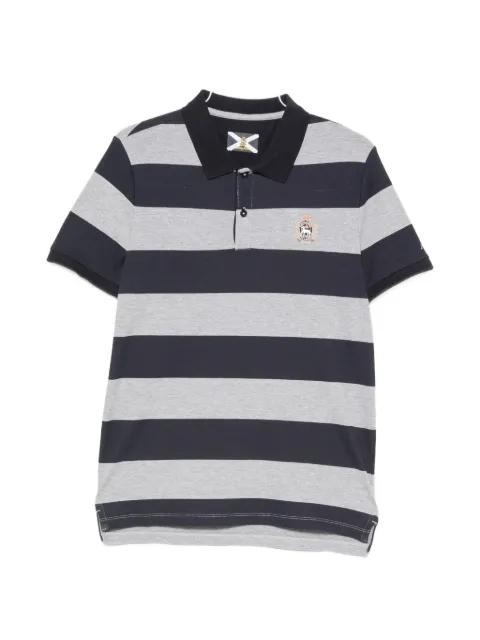 striped-pattern polo shirt by JOHNNY LAMBS