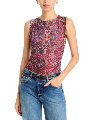 Elizeth Sleeveless Mesh Top by JOHNNY WAS