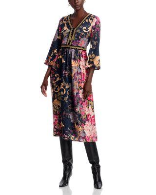 Kimono Sleeve Dress by JOHNNY WAS