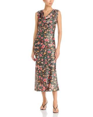 Lorenth Cowl Neck Midi Dress by JOHNNY WAS