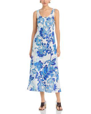 Naidda Linen Dress by JOHNNY WAS