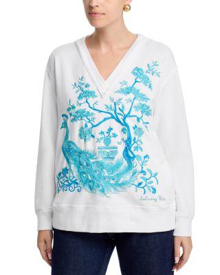 Relaxed Raw Detail Hoodie by JOHNNY WAS